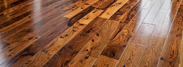 Hardwood floor restoration service